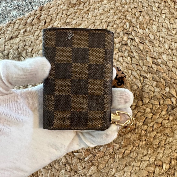 Louis Vuitton Damier customized handpainted key/card holder - Picture 7 of 17